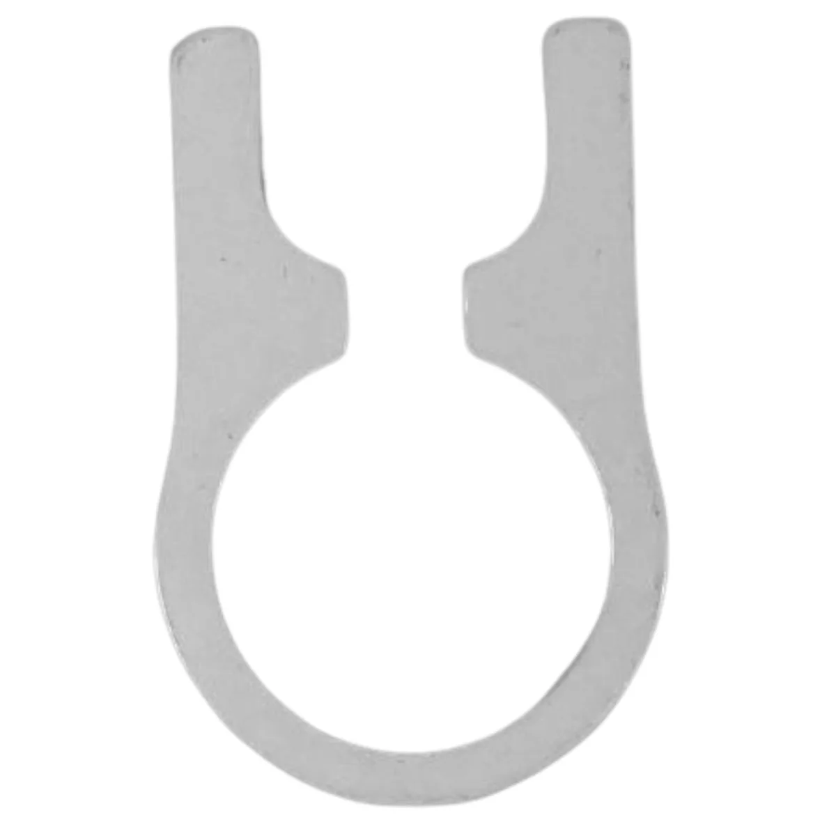 Abraçadeira Selim Monaco 25,5mm Alumínio Branco