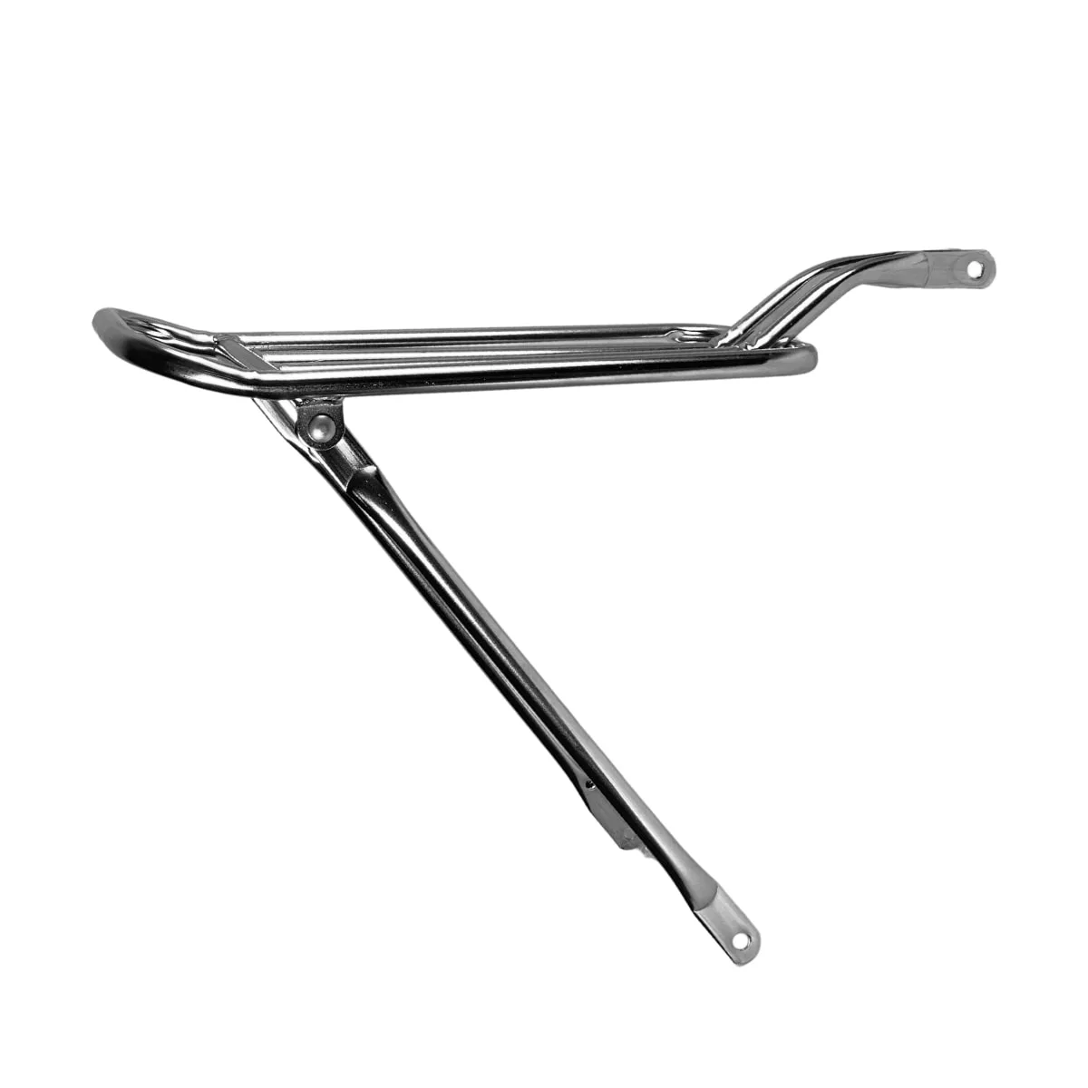 Bagageiro de Bicicleta AMR Tubular Aro 26 Cromado Articulado