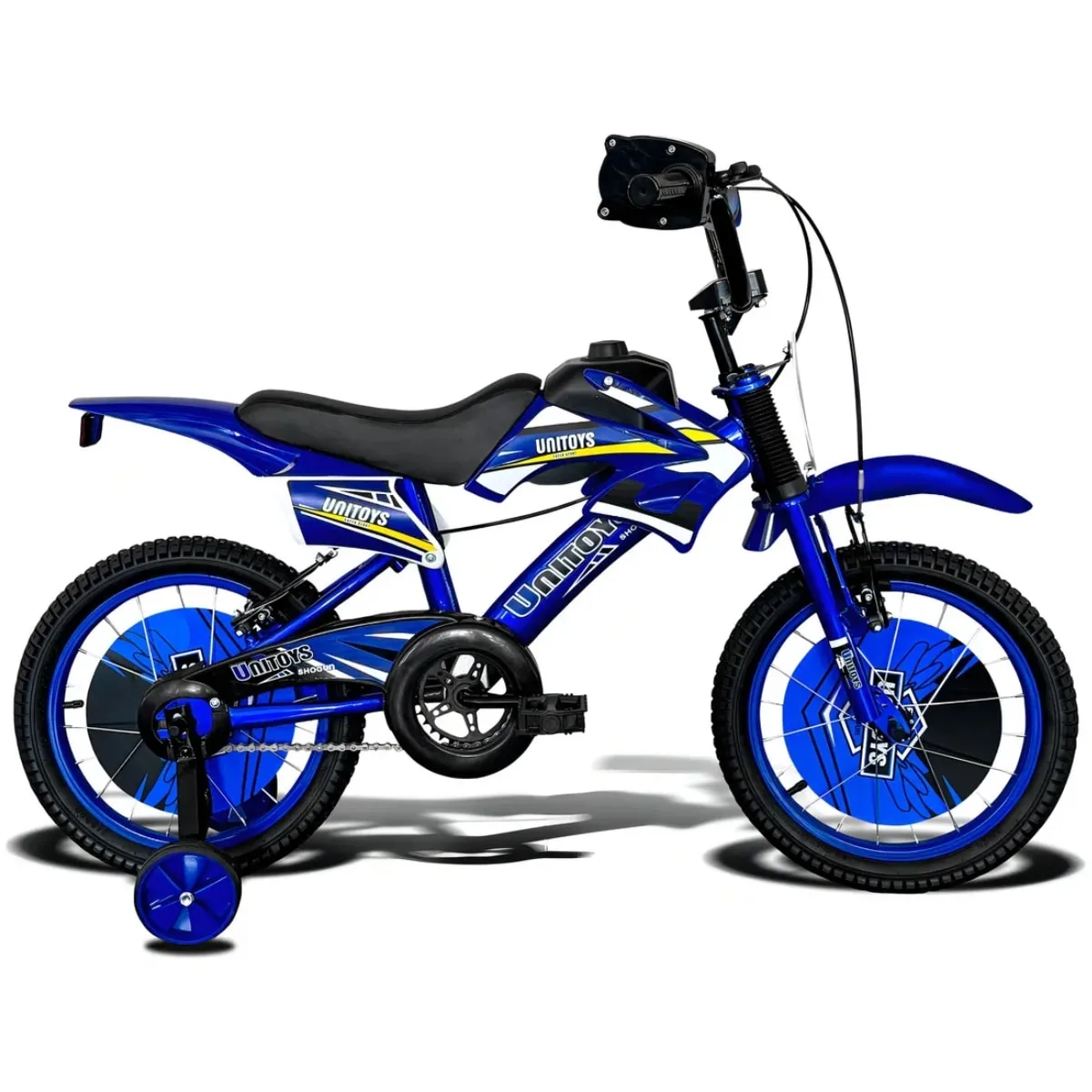 Bicicleta Aro 16 Unitoys Moto Cross Azul