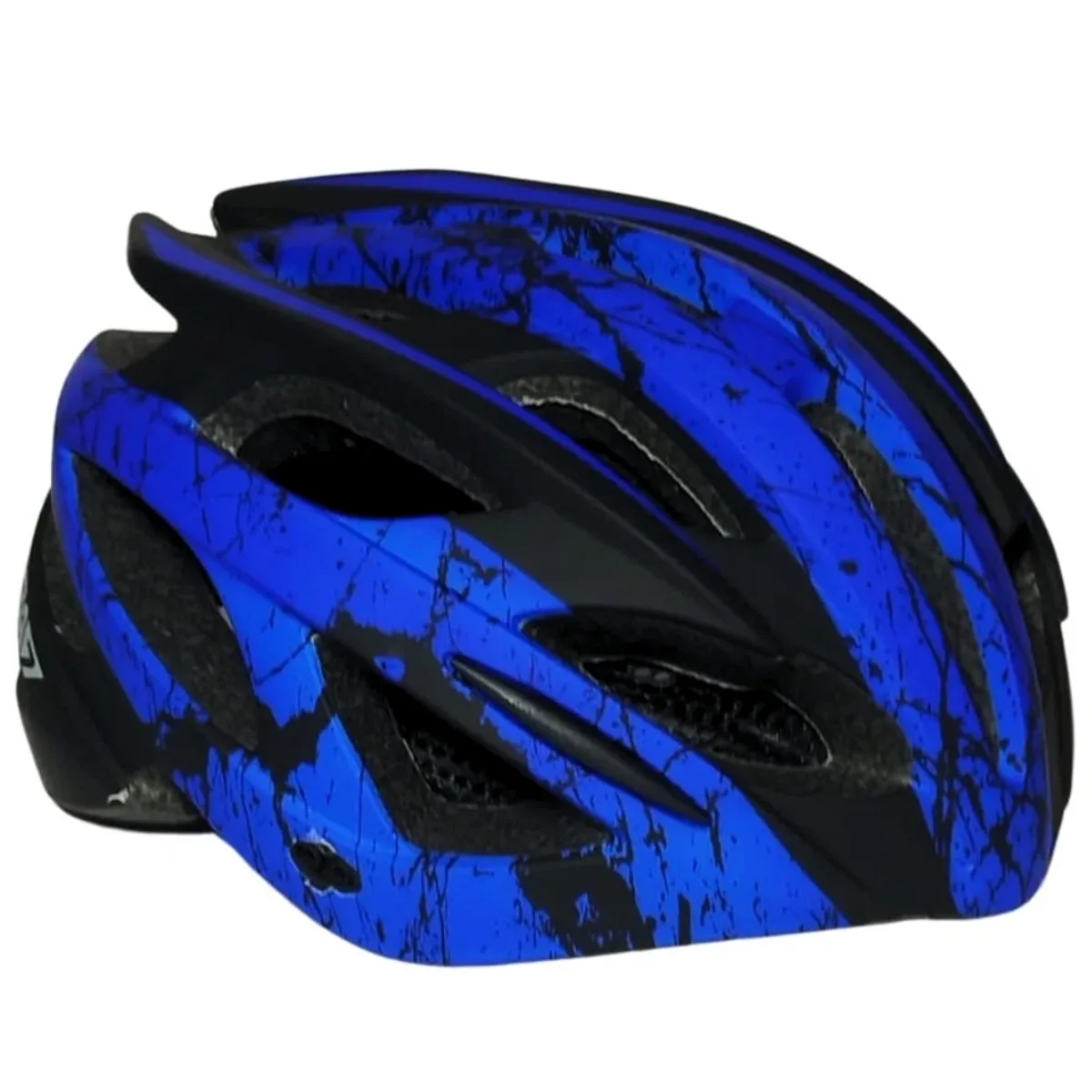 Capacete Bike Garra7 X-29 Preto e Azul M