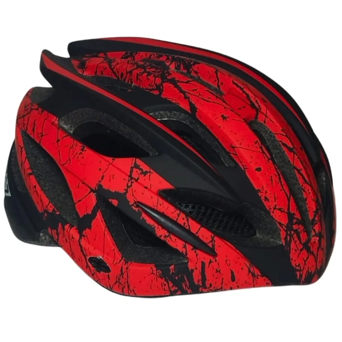 Capacete Bike Garra7 X-29 Preto e Vermelho M