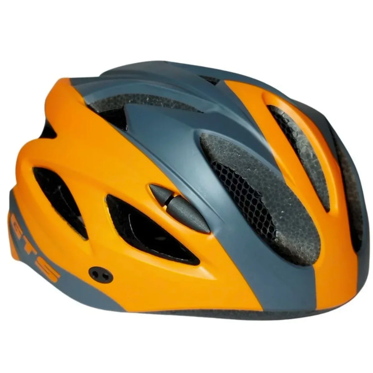 Capacete Bike GTS In Mold Grafite e Laranja G