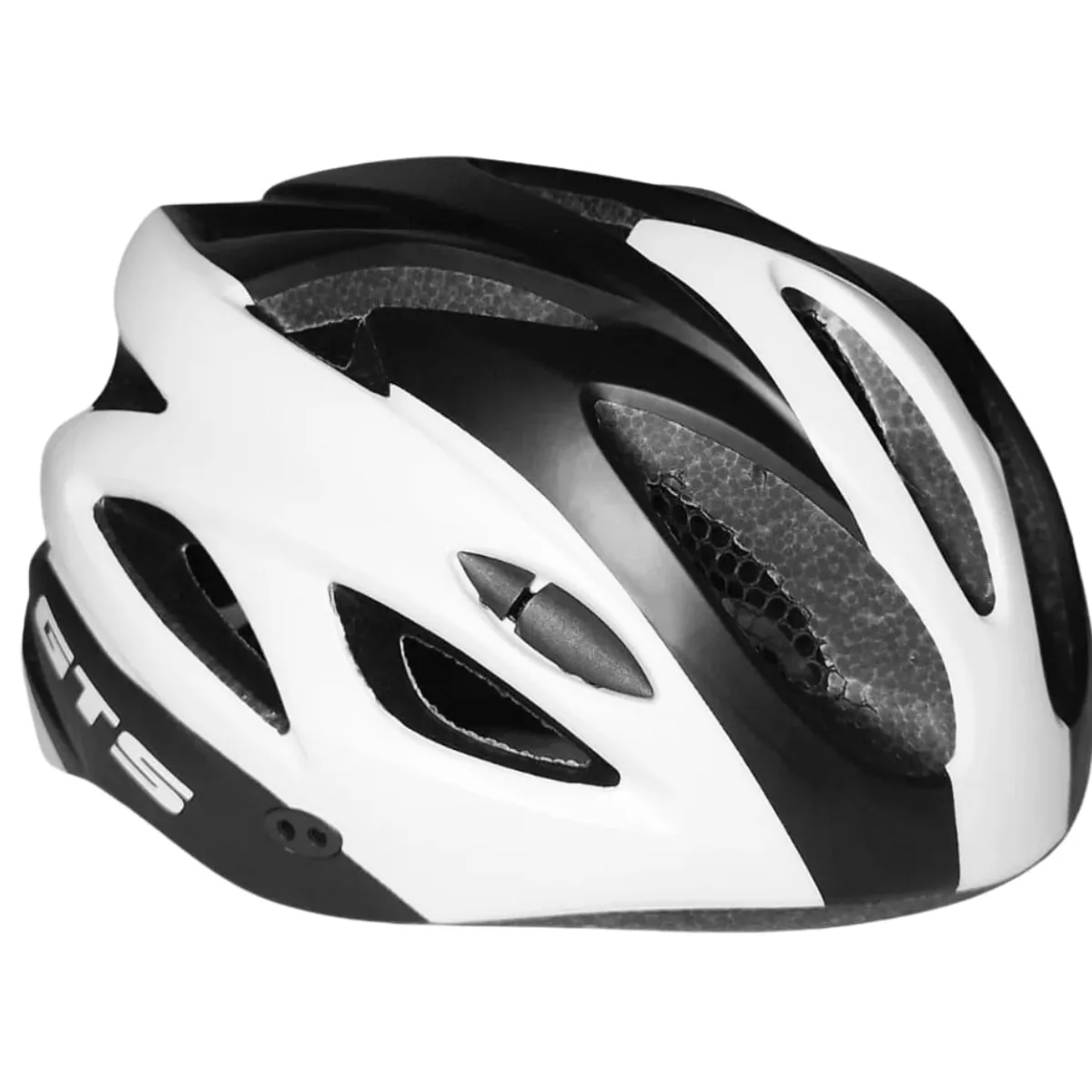 Capacete Bike GTS In Mold Preto e Branco M