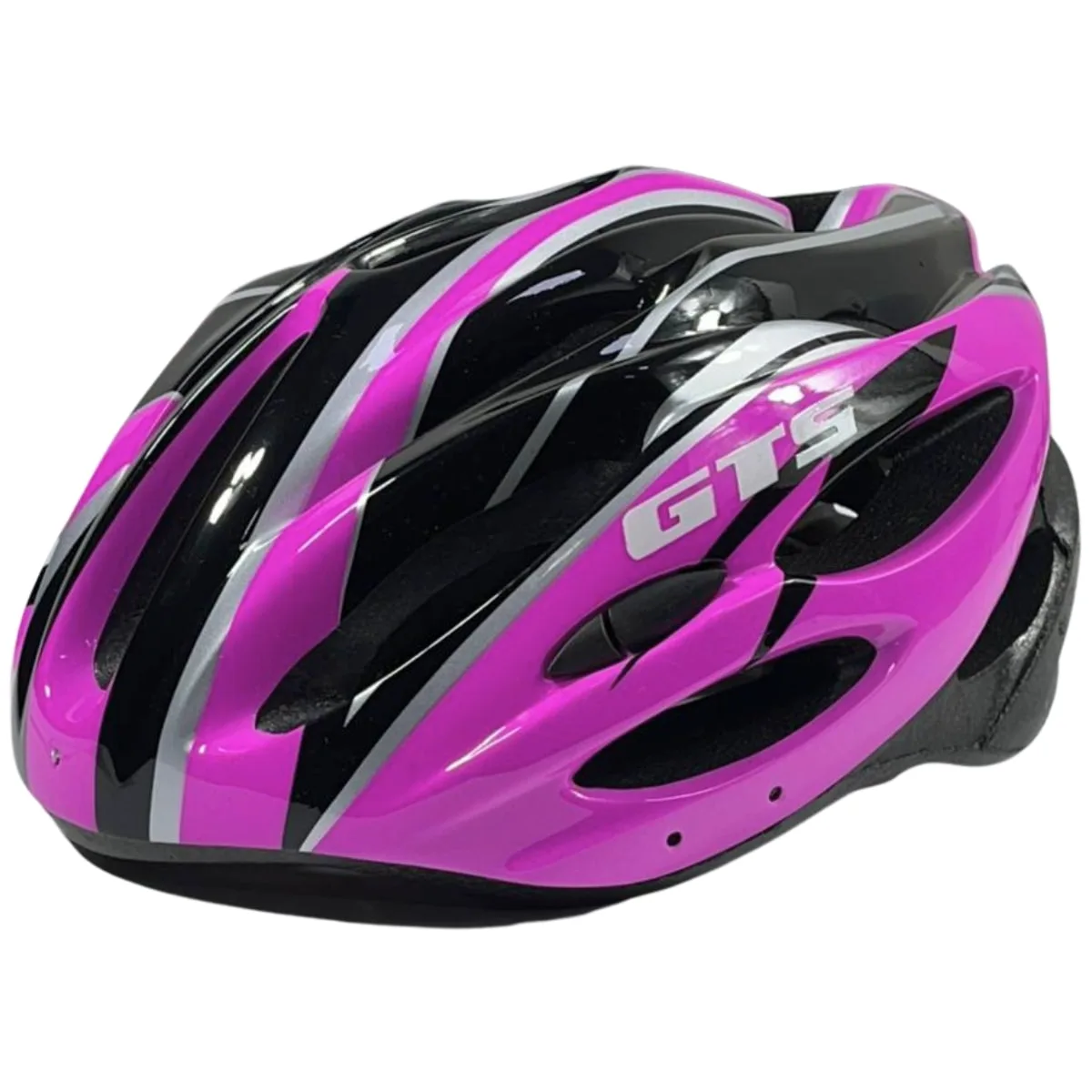 Capacete Bike GTS Out Mold Rosa e Preto G