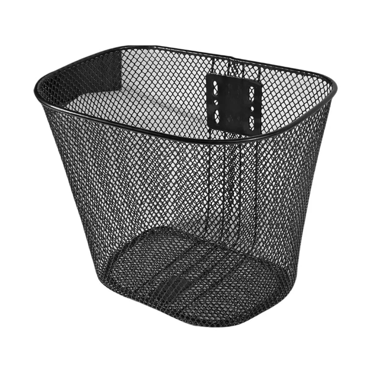Cesta de Bicicleta Grande Importado Aro 26 Aço Preto