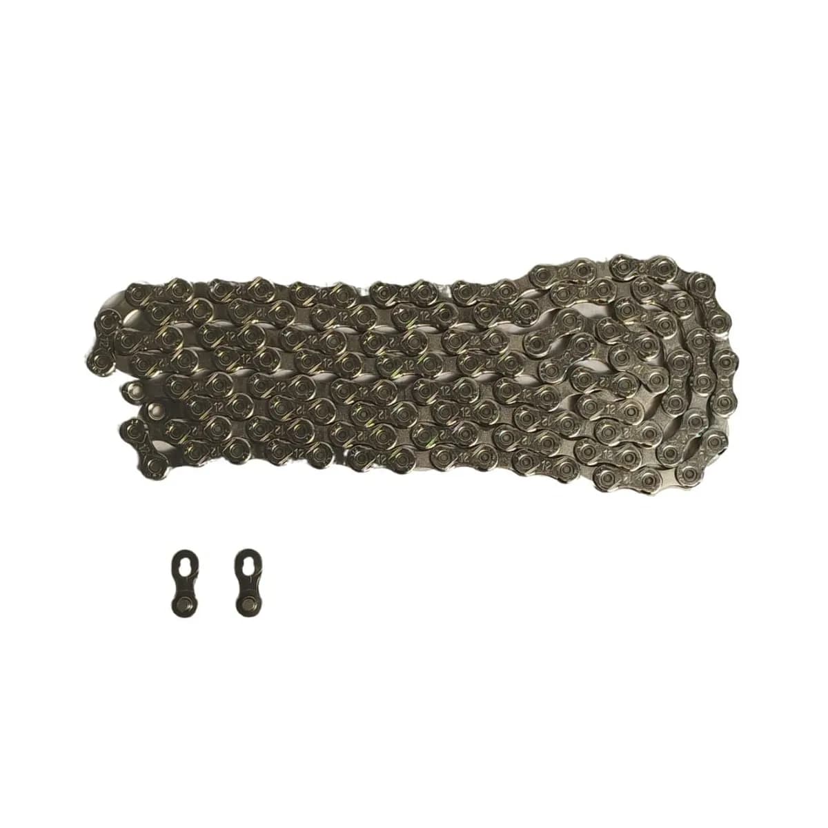 Corrente Fina KMC X12 1/2x11/128 126 Elos Prata Index 12V