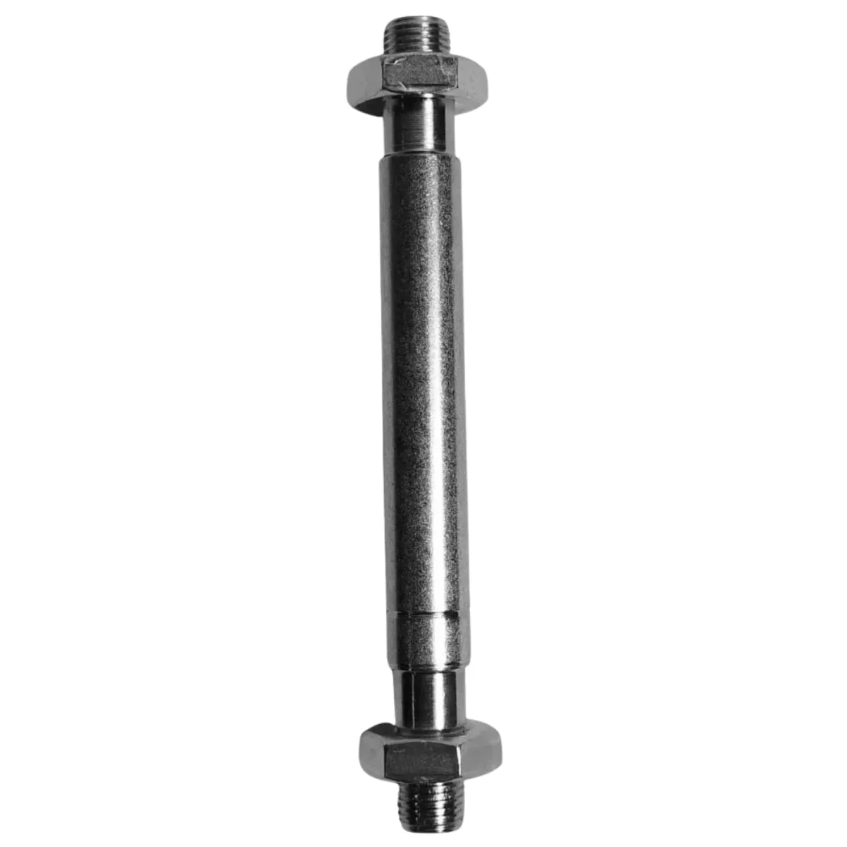 Eixo Dianteiro Furado Nek Bravo1 110mm Aço Prata Grosso 3/8 Para Blocagem