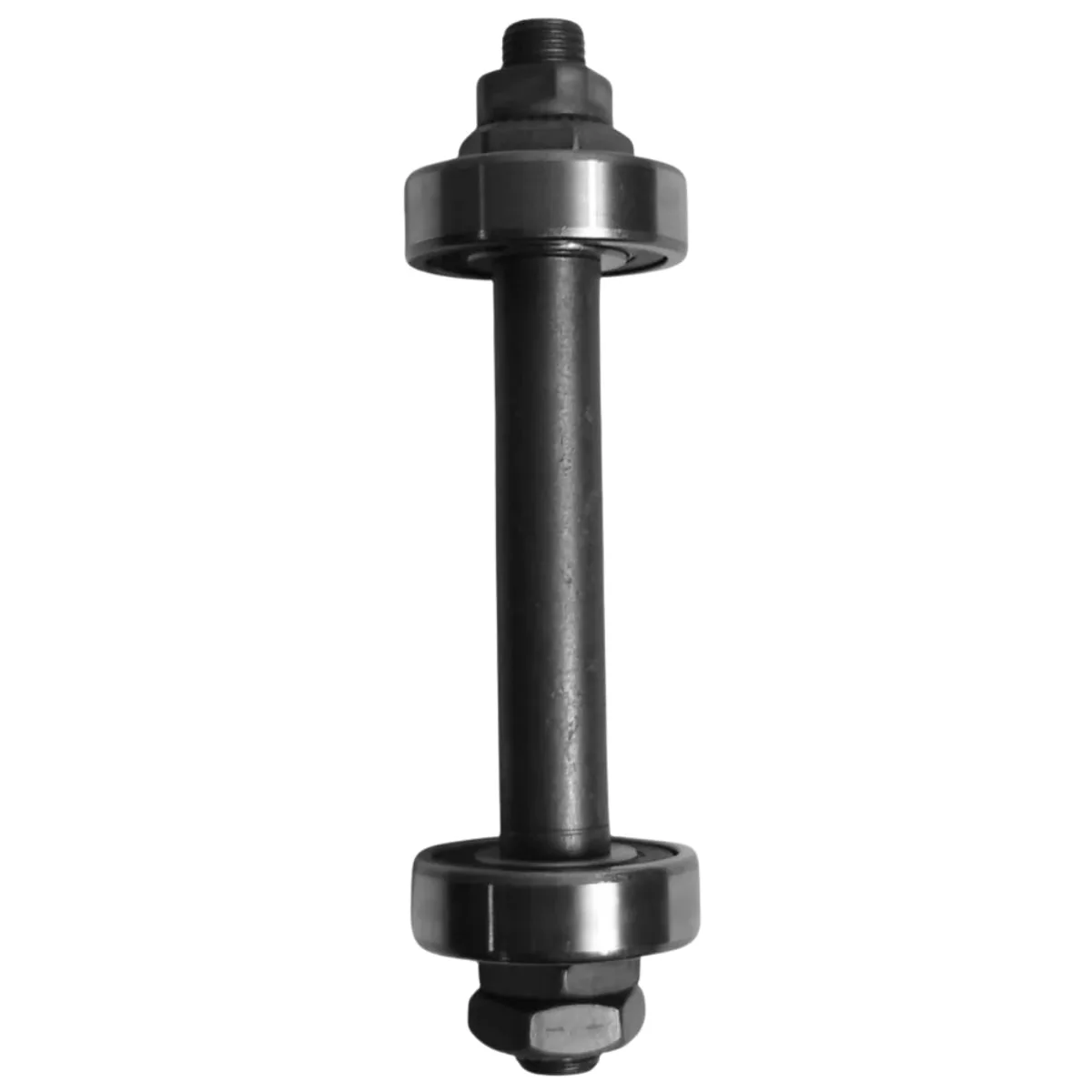 Eixo Dianteiro Furado Shun Feng 108mm Aço Preto Grosso 3/8