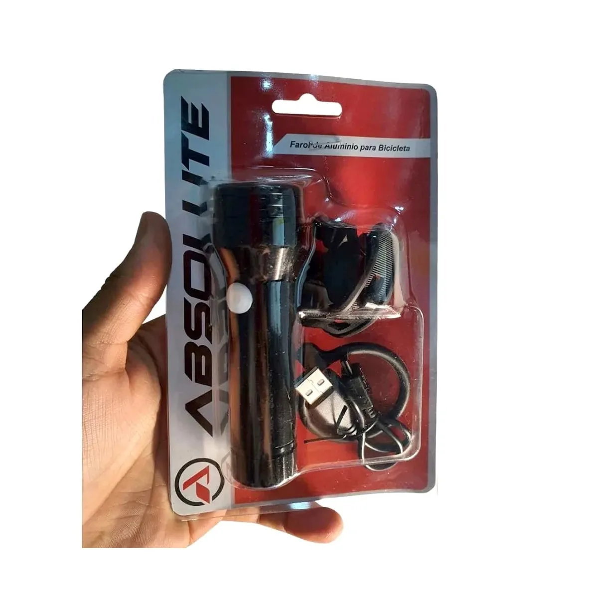 Farol Bike Absolute JY-7012F 1000 Lúmens Recarregável