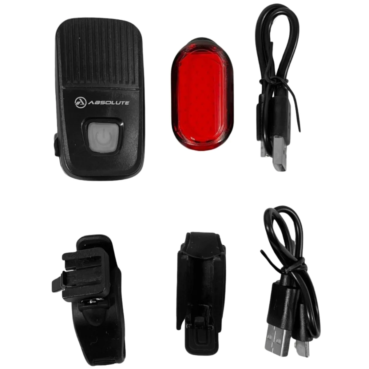 Farol Bike Absolute LED Pisca Recarregável