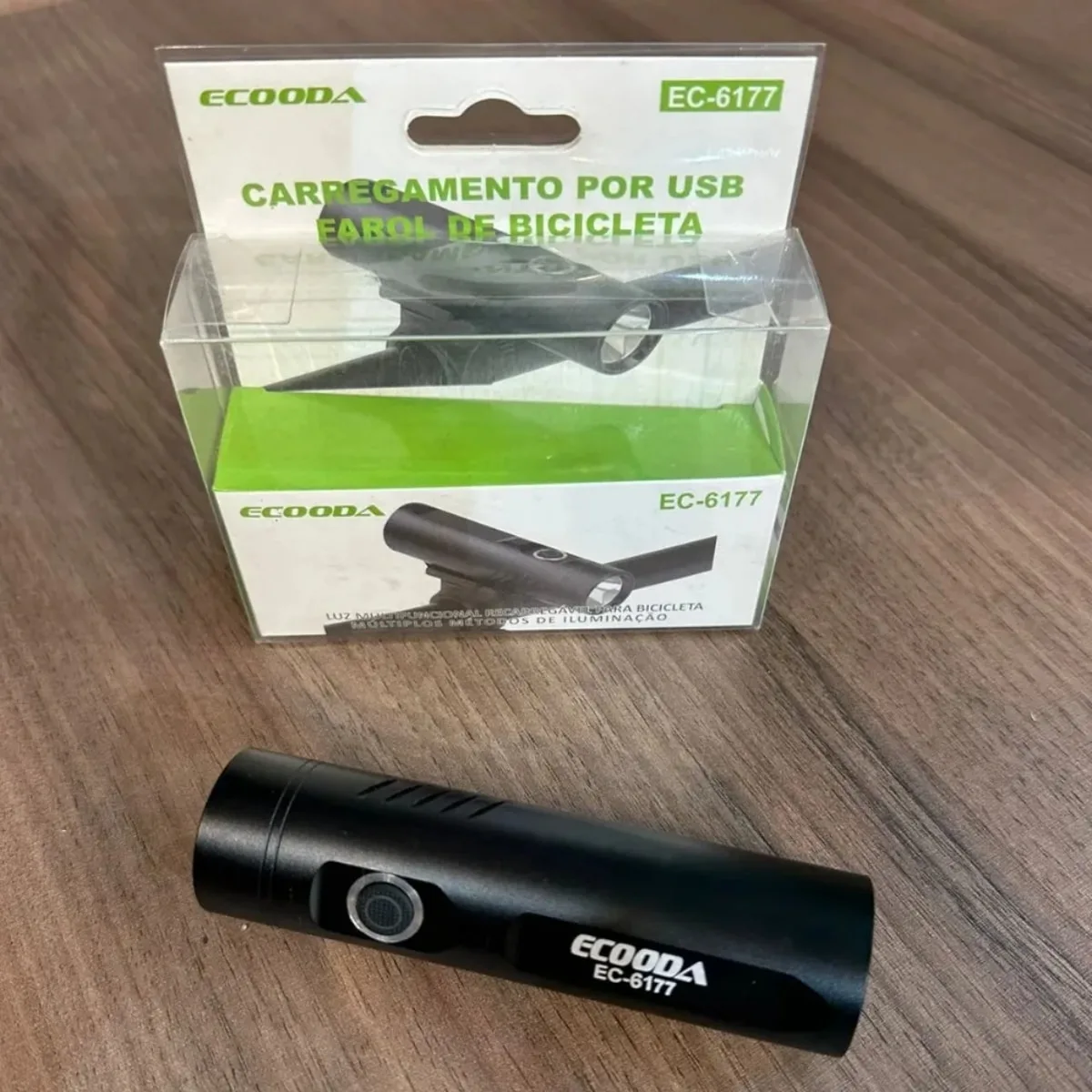 Farol Bike Ecooda Com Power Bank 3 Funções