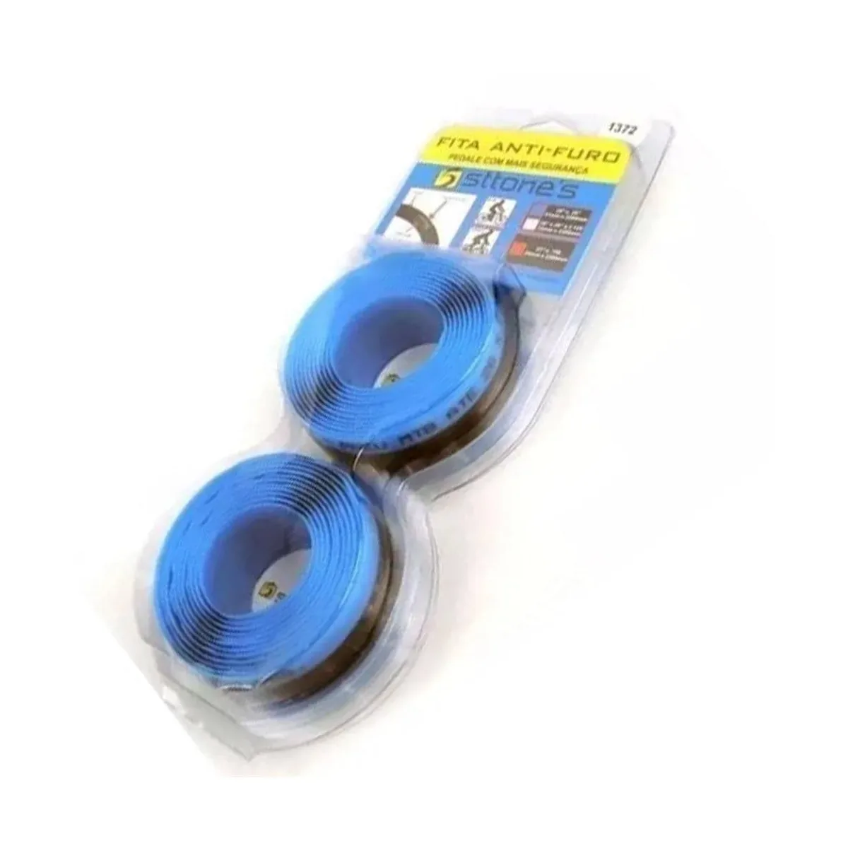 Fita Protetora Anti Furo Sttones 31mm Aro 20 24 26 e 700 Azul Par