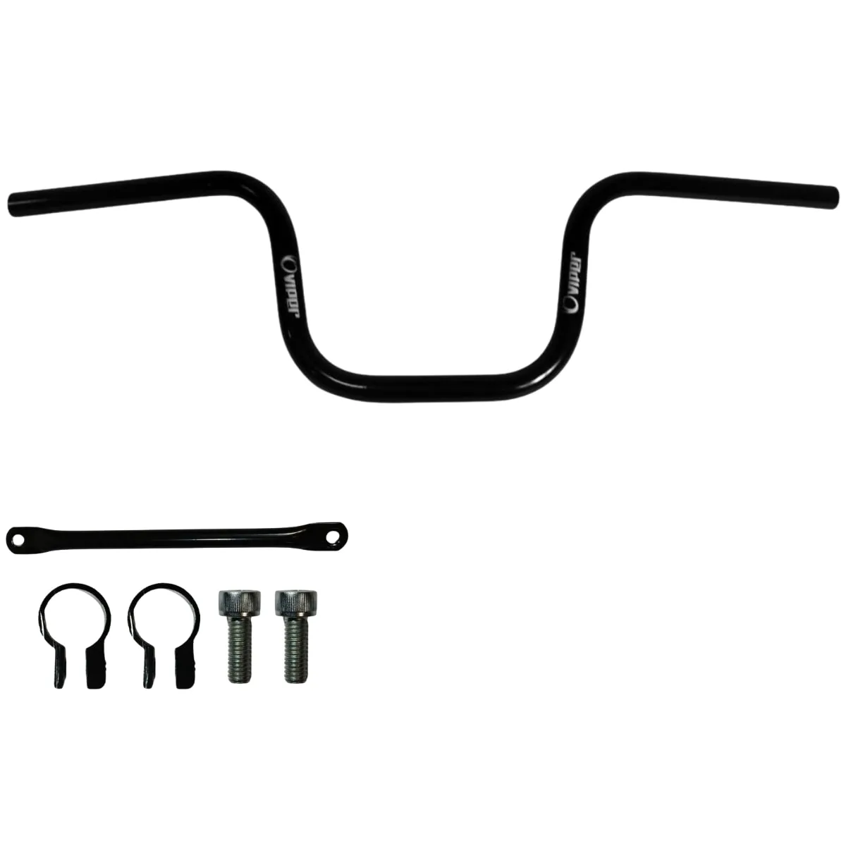 Guidão BC Viper Snake Vision Preto 660mm X 22,2mm Com Travessa