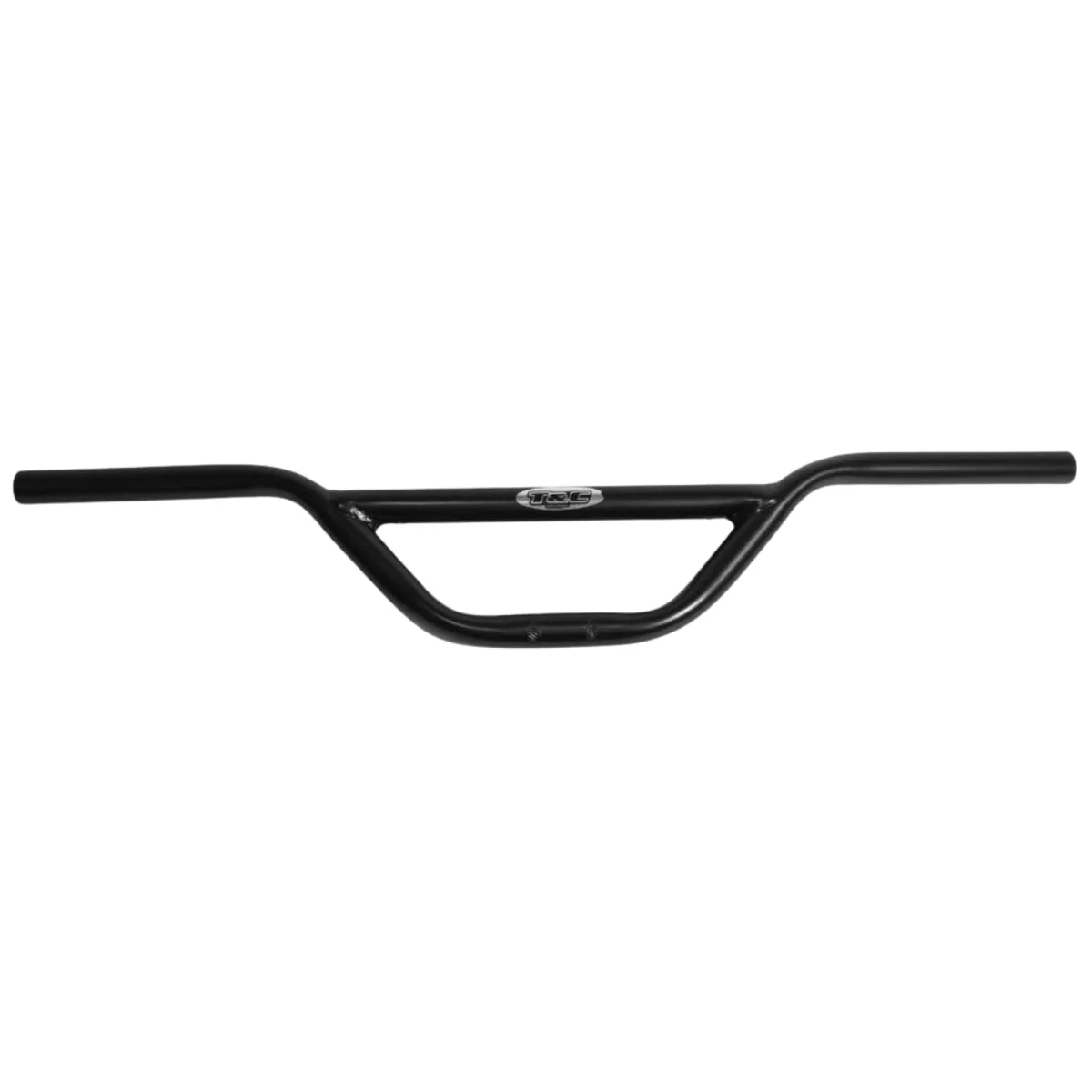 Guidão BMX Tubo Cross Aço Preto 660mm X 22,2mm