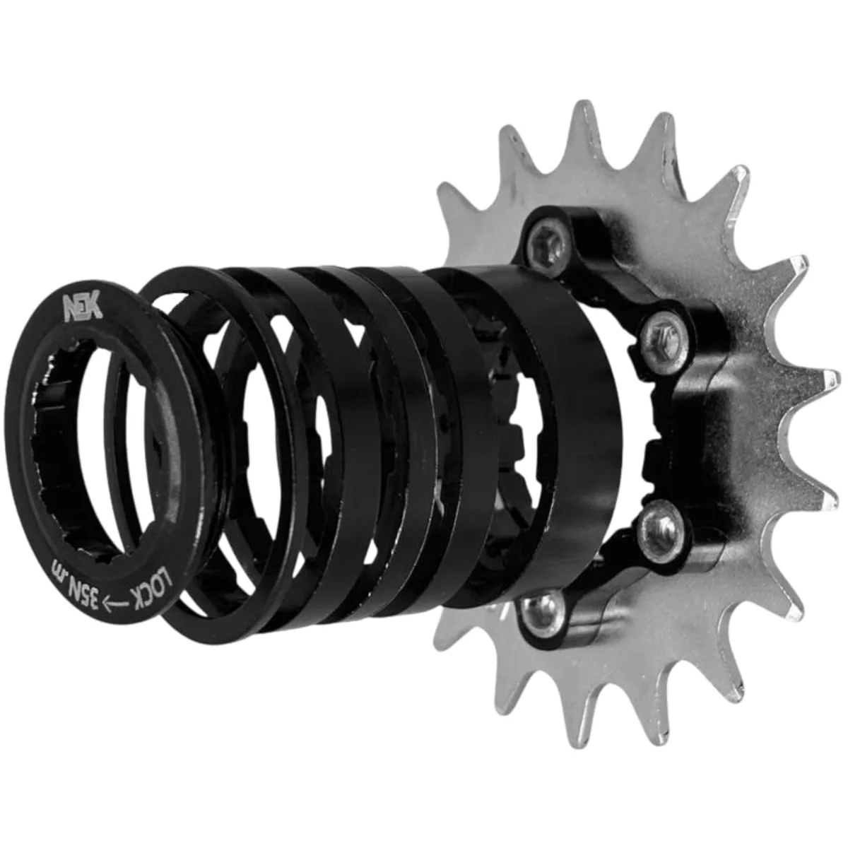Kit Cog 16 Dentes Nek Com Espaçadores