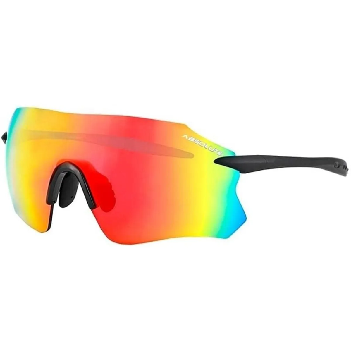 Oculos Ciclismo Absolute Prime SL Preto Fosco Lente Vermelha UV400