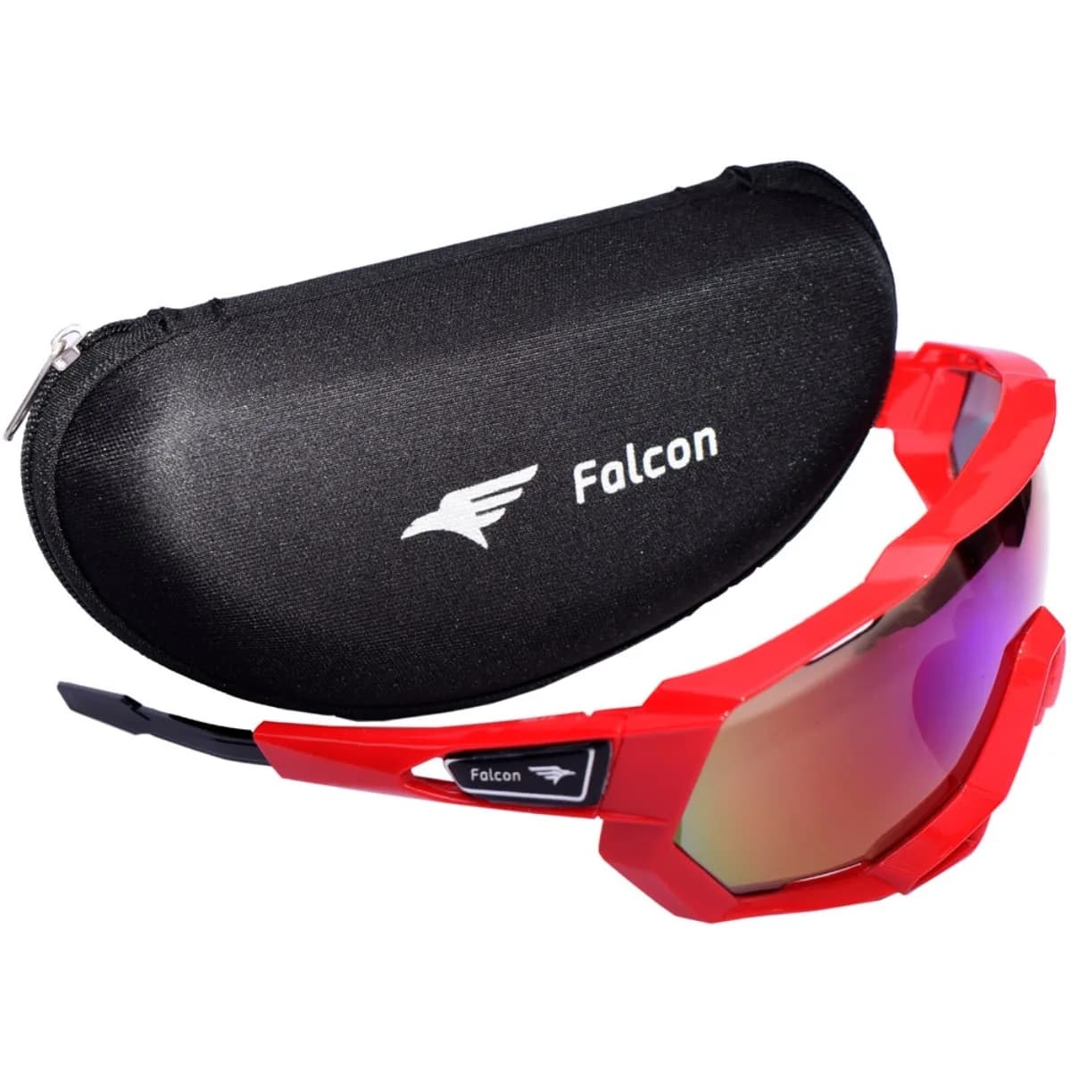Oculos Ciclismo Falcon Elite Vermelho