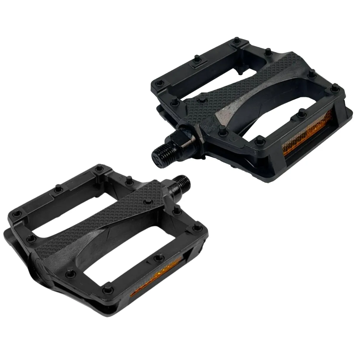 Pedal Bike Garra7 Plataforma Inglês 9/16 Nylon Preto