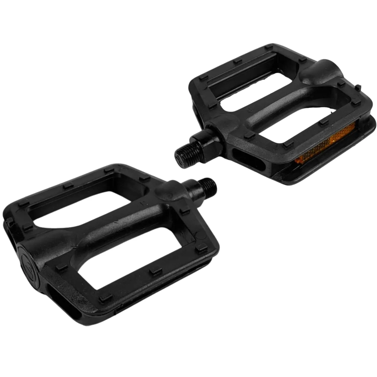 Pedal Bike Garra7 Plataforma Seuco 1/2 Esferado Nylon Preto