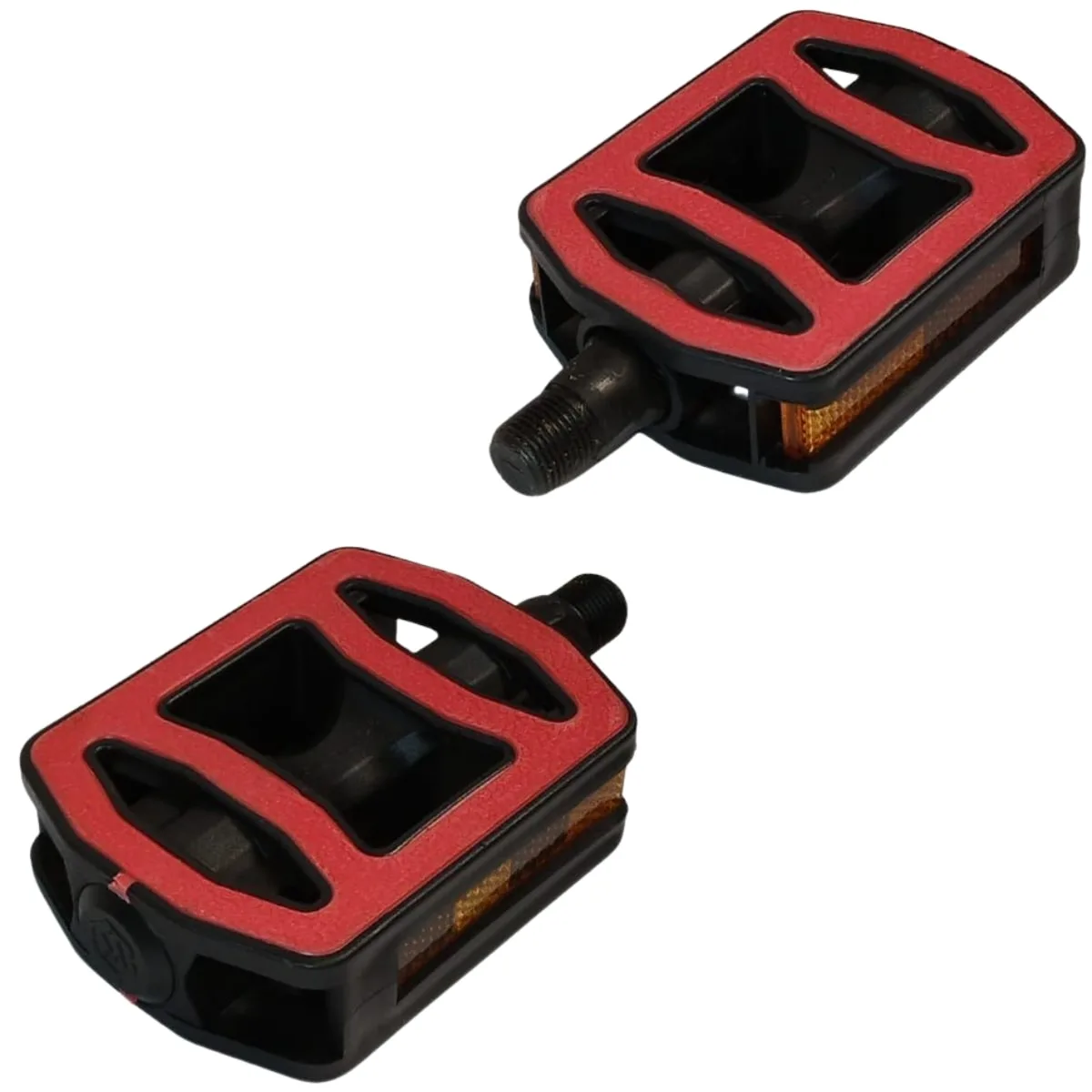 Pedal Bike Metalciclo Soft Inglês 9/16 Vermelho Nylon