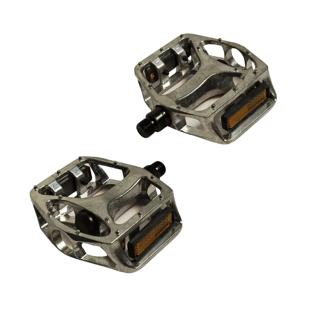 Pedal Bike Saiguan Plataforma Inglês 9/16 Prata Alumínio