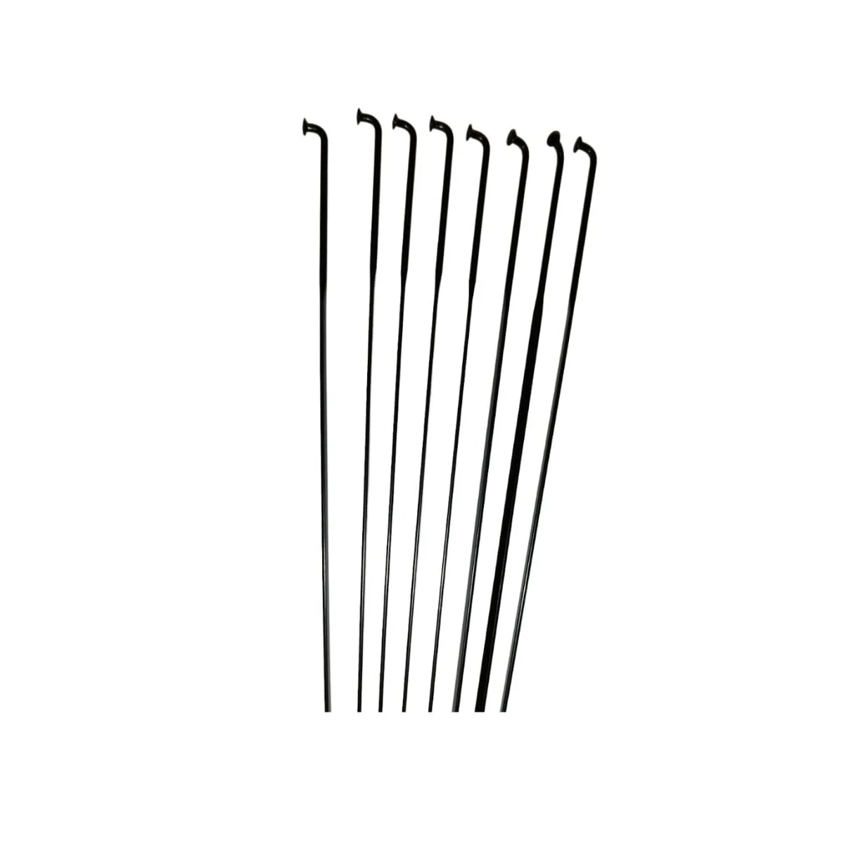 Raio Fino 288x2,00mm Aço Suntour Flat Preto Groza