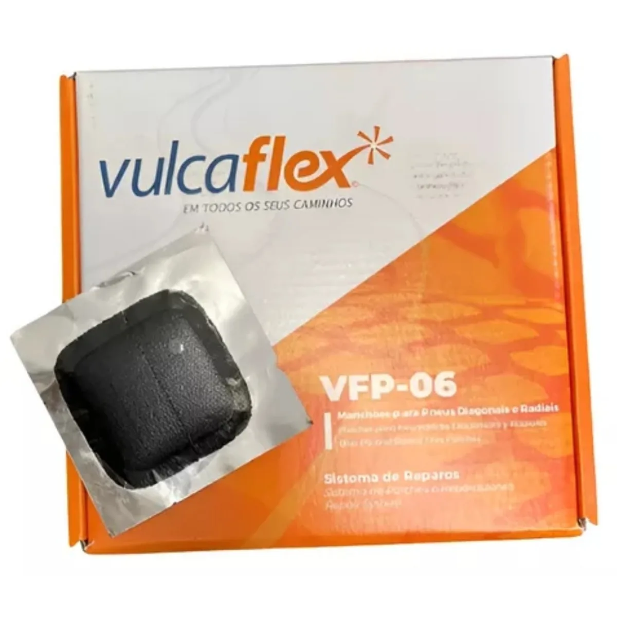 Remendo Manchao Vulcaflex Black VFP-06